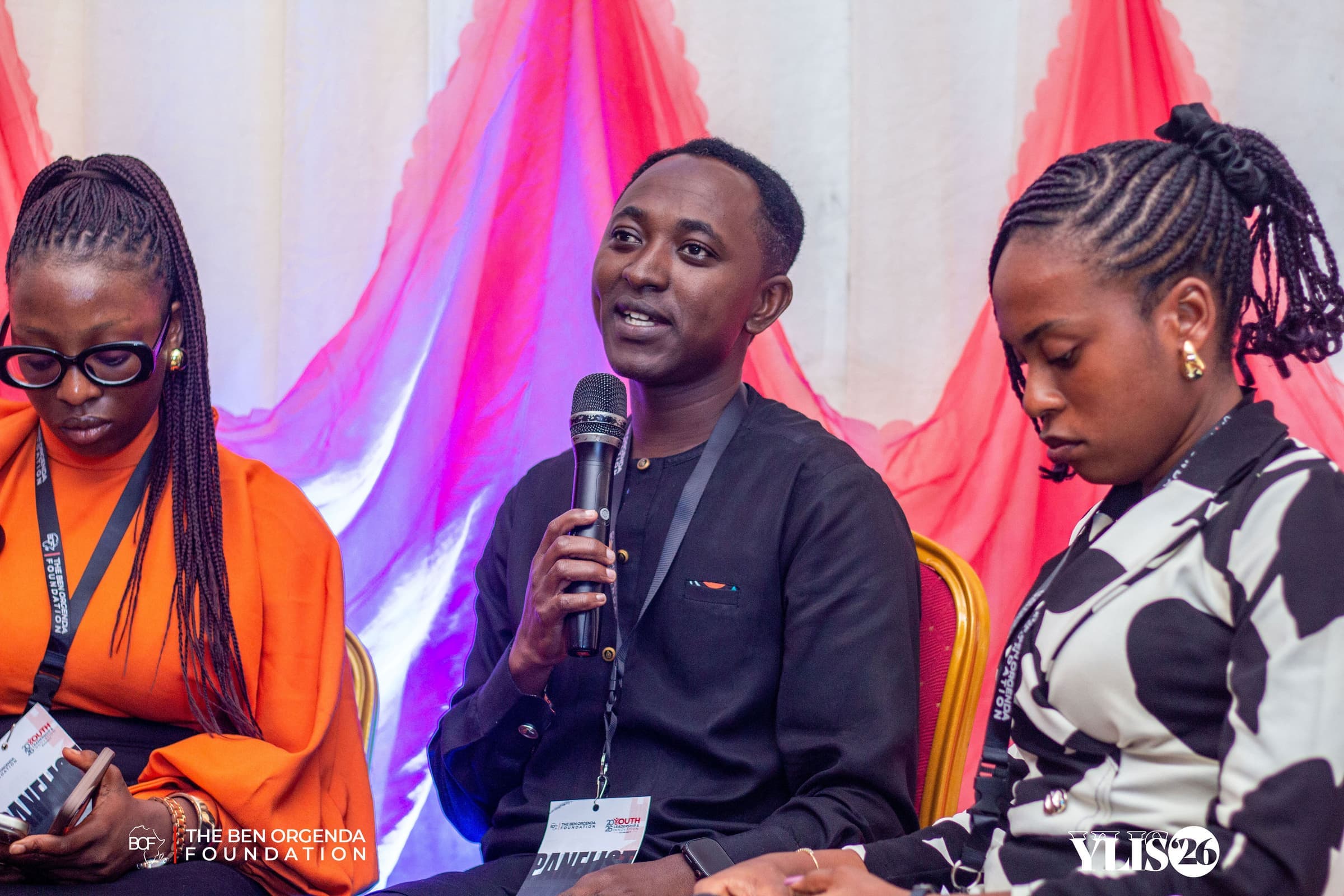 Panellists sharing the stage during a discussion
