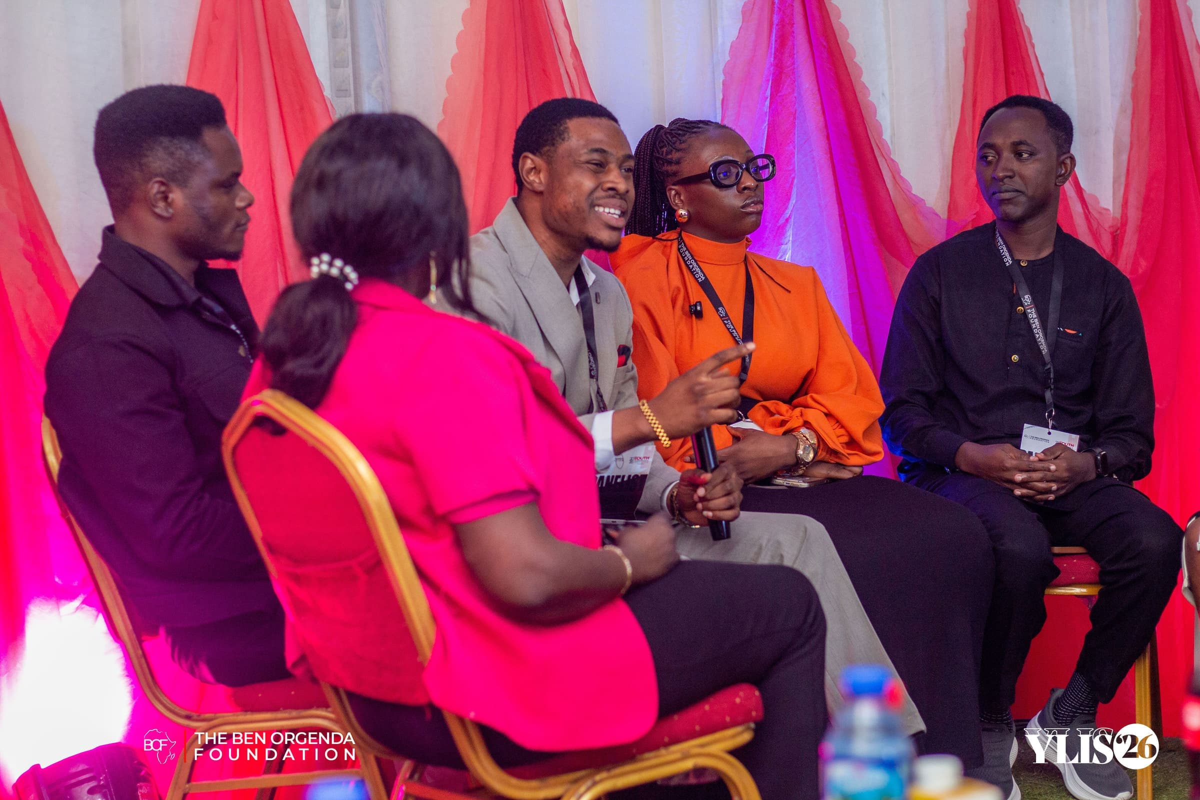 Panellists and audience during a discussion at YLIS 2026